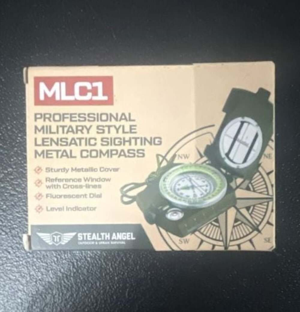 Stealth Angel Survival MLC1 Professional Military Style Lensatic Compass